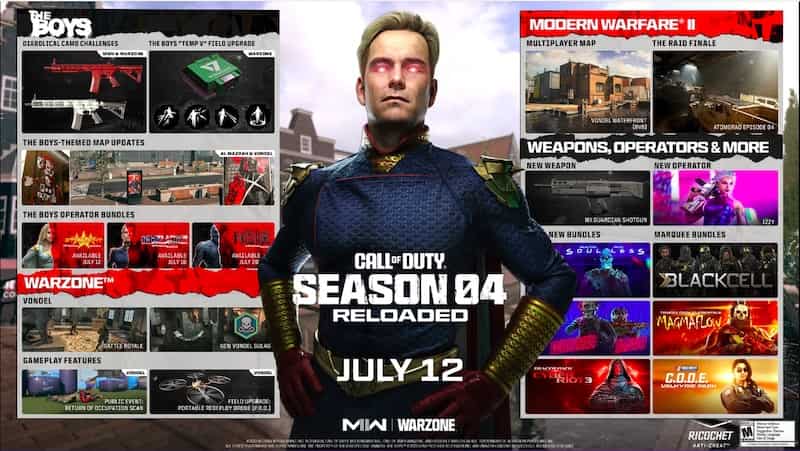 Call Of Duty Modern Warfare 2 & Warzone 2 sæson 4 genindlæst for at tilføje Boys Operators