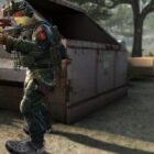 A CS:GO soldier wearing Crocs.