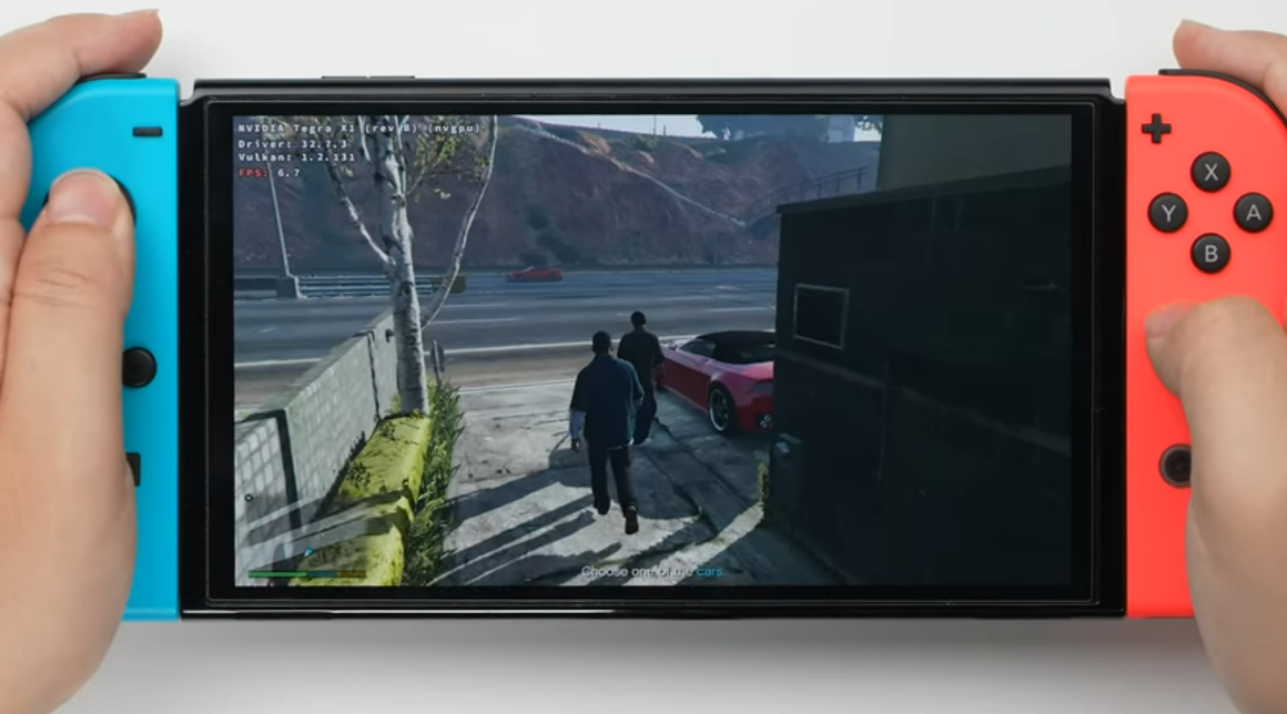 Nintendo Switch formår endelig at køre GTA V, bare ikke officielt