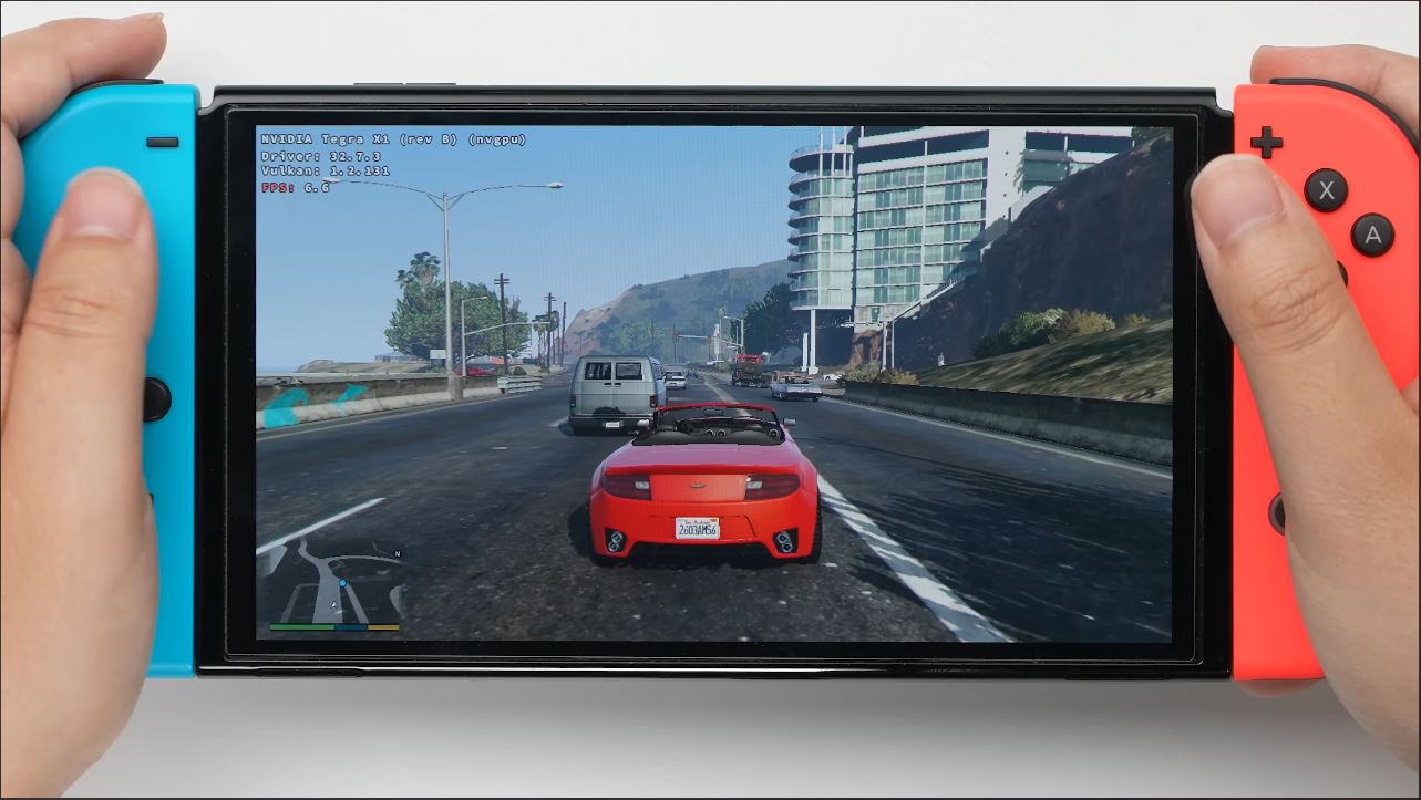 Nogen har GTA 5 kørende på Nintendo Switch