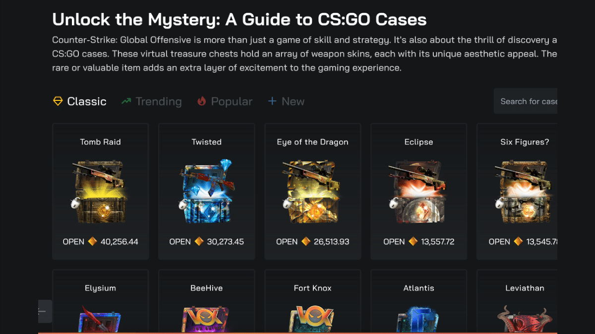 Understanding CSGO Cases and Their Role in the Thriving Online Marketplace