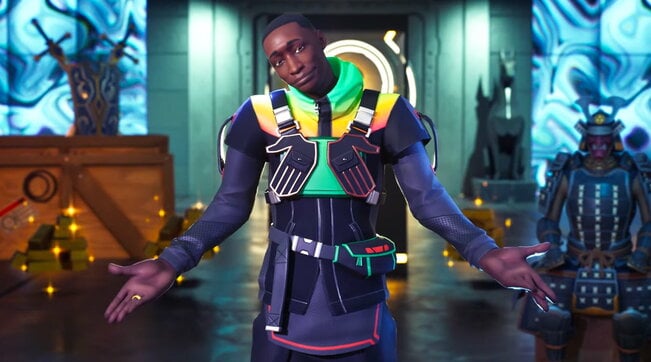 TikToker Khaby Lame i videospillet Fortnite