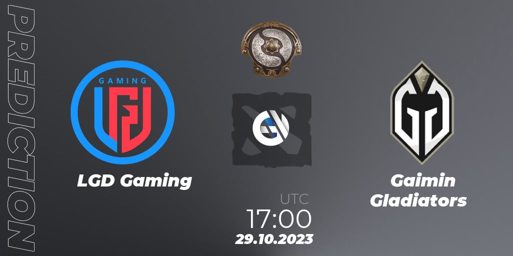 Betting TIp, Match Prediction. 29.10.23. Dota 2, The International 2023