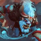 Fald fra nåde: De mest dominerende Dota 2 helte ved TI2023 nu fuldstændigt forladt ved DreamLeague Spirit Breaker, a blue spirit cow, wields a mace in Dota 2.