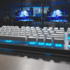 Alienware Builds a 16-foot-long Mechanical Keyboard, Uses It to Play DOTA 2