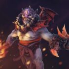 Mistede TI 2023? Så mistede disse 7 glemsomme Dota 2 helte Lion from Dota 2, a demonic creature with a giant claw and a wand shooting fire.
