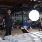 Watch Dota 2 played with a 16-foot gaming keyboard