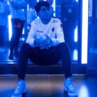 Team Liquid Insania sitting on stairs at Dota 2's TI 2023.
