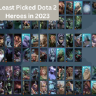 Mindst valgte Dota 2 helte i 2023 Least Picked Dota 2 Heroes in 2023