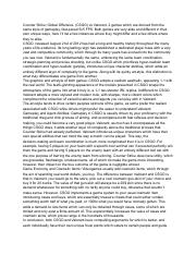 CSGO vs Valorant.pdf - Counter Strike: Global Offensive CSGO vs Valorant 2 games which are derived from the same style of gameplay fast-paced 5v5