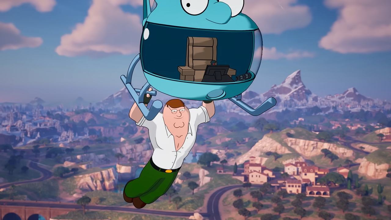 Hvorfor er Peter Griffin fra Family Guy muskuløs i Fortnite?