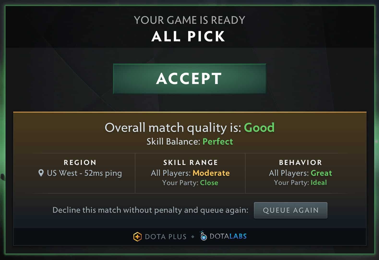 Dota 2 Patch 7.35d – New Matchmaking Features