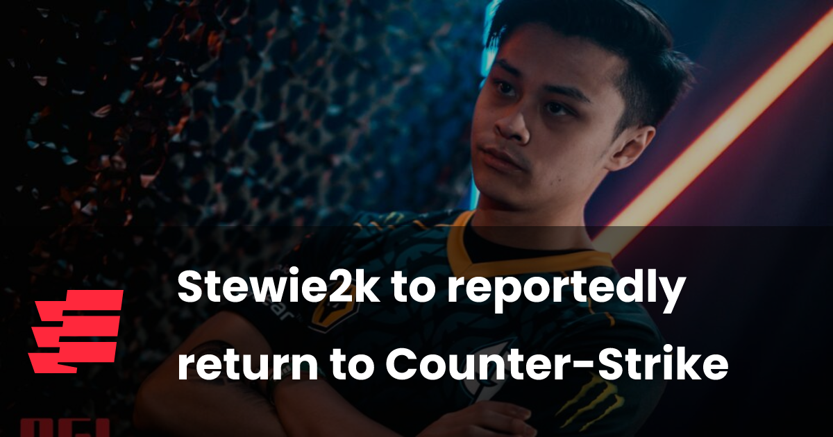 Stewie2k to reportedly return to Counter-Strike