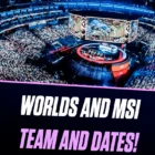 Chengdu er vært for MSI 2024, London for the Worlds. Hvilke hold deltager? Creo Gaming
