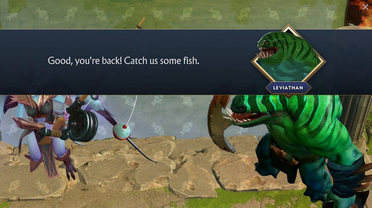 How to fish properly in Dota 2's Fishing mini-game