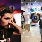 A collage featuring Dota 2 players, Saksa on the left and Gorgc on the right