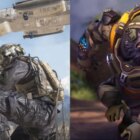 call of duty modern warfare 2 2011 and overwatch winston
