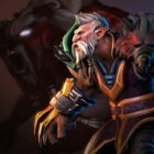 Lone Druid stands ready for battle with his True Form standing behind him.
