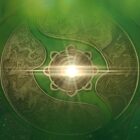 TI er tilbage: Alt om Dota 2's TI 2024 i Danmark The Aegis of Champions, the trophy for Dota 2's The International, shrouded in green mist.