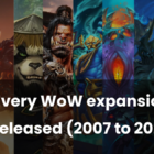 WoW-udvidelser fra 2007 til 2024 Creo Gaming