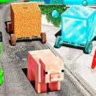 Jeg flyver Minecraft -biler i GTA 5! 🚘🤑 (mods) Creo Gaming