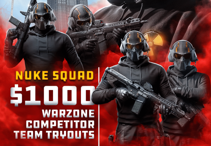 Kris 'Swagg' Lamberson FaZe x Nuke Squad Warzone Showcase promotional image