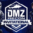 Call of Duty Mobile: En $50.000 DMZ-turnering, der elektrificerer spillere. Image of Call of Duty Mobile characters standing next to DMZ Recon Invitational logo on a dark blue background
