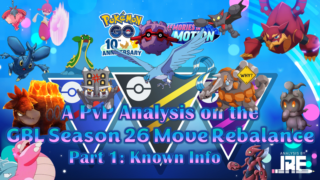 A PvP Analysis on the GBL Season 26 Move Rebalance (Part 1)