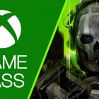 Call of Duty: En mulig sletning af Game Pass, spillere i uro. An Xbox logo with 'Game Pass' text is next to a character wearing a skull mask and headset from the game Call of Duty.