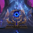 The voidforge in World of Warcraft, a strange arcane forge used to upgrade gear.