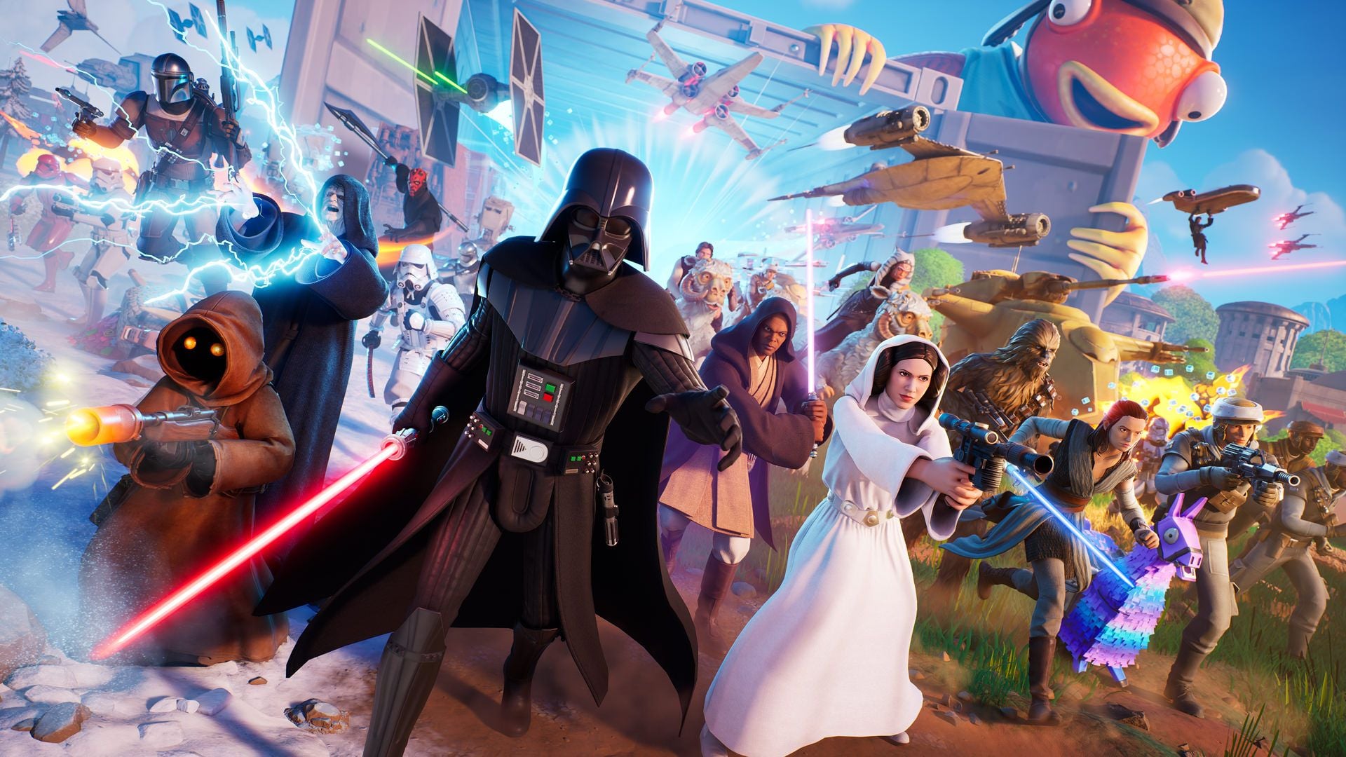 Full Fortnite x Star Wars May 2026 Roadmap: LEGO Fortnite, Mandalorian & Grogu, & More