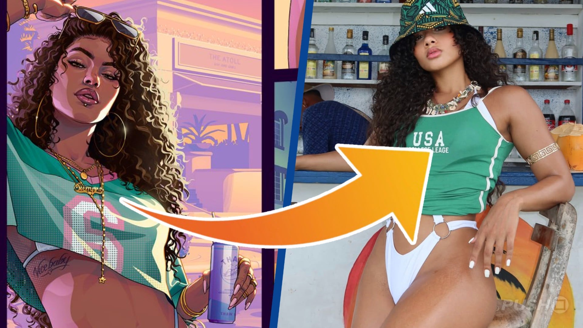 Who Is the GTA 6 Cover Art Girl and Is She Based on a Real Person?