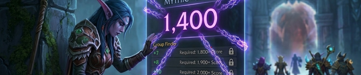 My WoW Mythic+ Score Has Been 1,400 for Three Months ✪ Here's Why That's a Problem ✪ MMO News