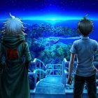 Danganronpa 2x2: Nyt indhold blev drillet, men en uventet forsinkelse! Two anime characters look out at a blue background.