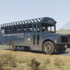 GTA 6: En prison mod til GTA 5 skaber et spil i spillet, men til hvilken pris? A prison bus in GTA 5