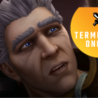 MMO'er: Hvor længe har spillere været involveret i dem, og hvorfor? Khadgar from World of Warcraft looks, aged and wounded, up at his savior.