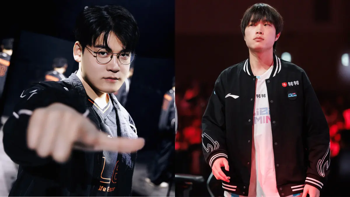 Hanwha Life Esports Gumayusi and Bilibili Gaming Bin at MSI